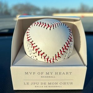 Hallmark MVP OF MY HEART stitched baseball